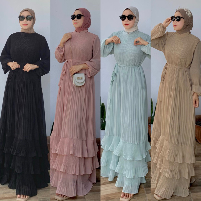 Prili Plisket Umpak Dress