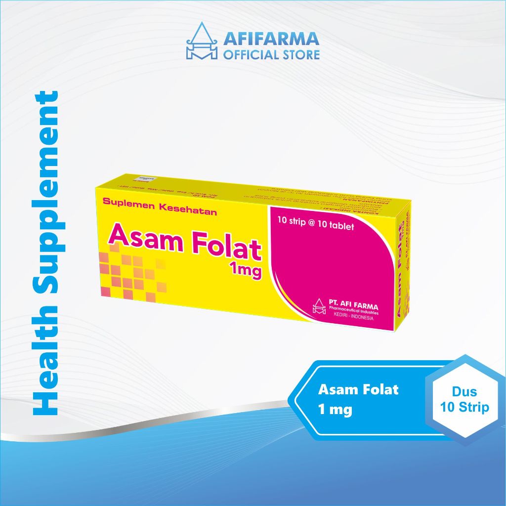 ASAM FOLAT 1000 mcg - Suplemen untuk Program Hamil dan Ibu Hamil