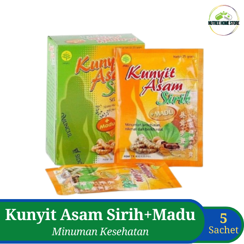 

Kunyit Asam Sirih + Madu Sidomuncul 5 Sachet | Minuman Kesehatan