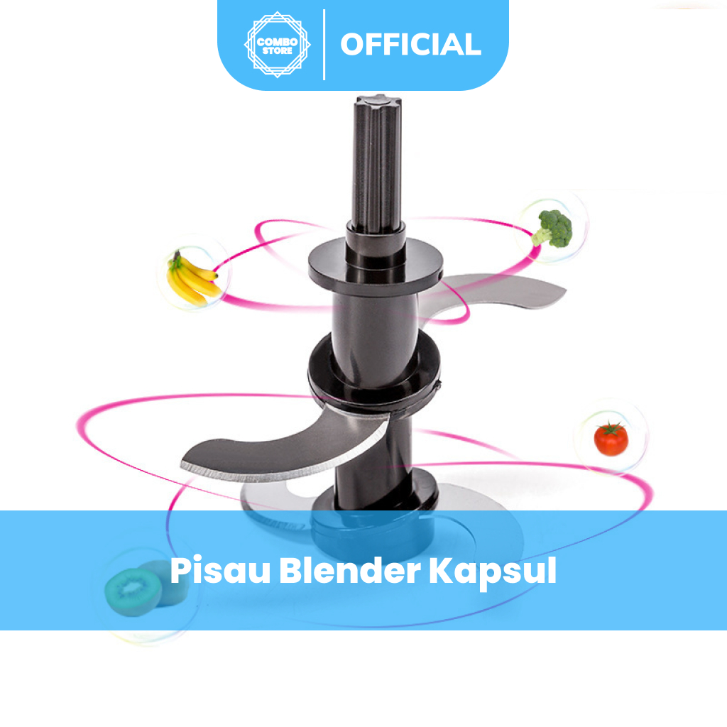 Sparepart Mata Pisau Blender Kapsul Anti Karat 4 Pisau Tajam Original