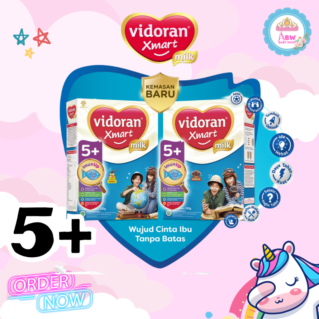 Vidoran Xmart 5+ All Variant / Susu Formula Pertumbuhan Anak 5-12 Tahun