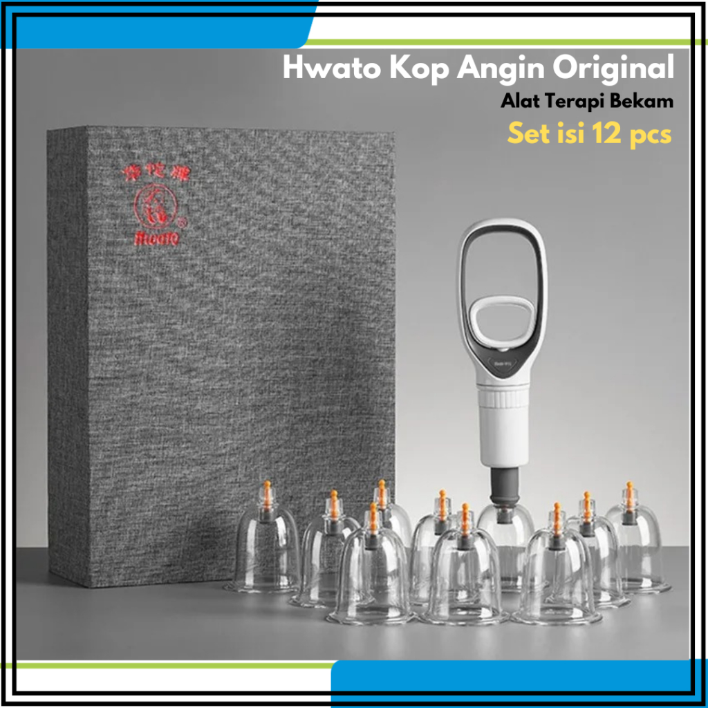 Hwato Kop Angin Original / Kop Bekam / Alat Terapi Bekam