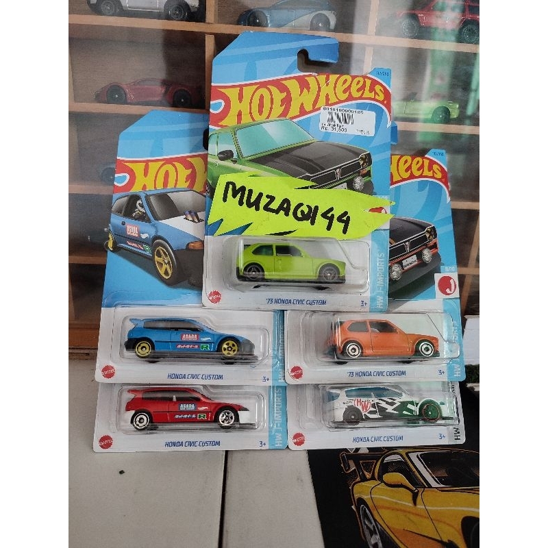 HOTWHEELS HONDA CIVIC CUSTOM HW DRAG