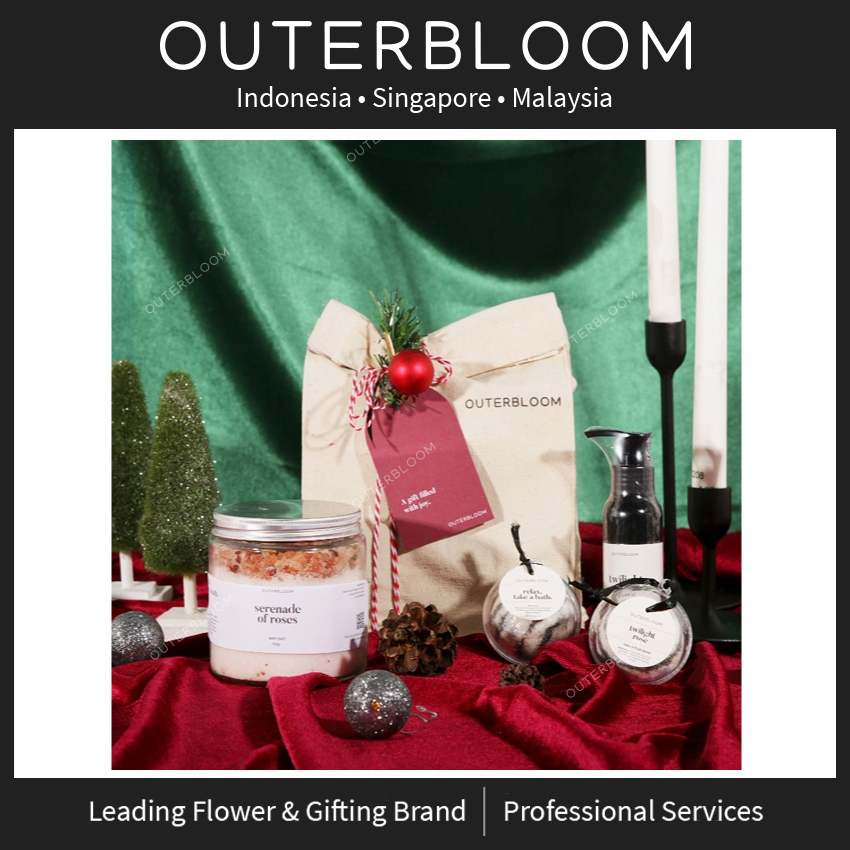 

Hampers Natal - Parcel Natal - Outerbloom Pamper Gift Twilight Rose