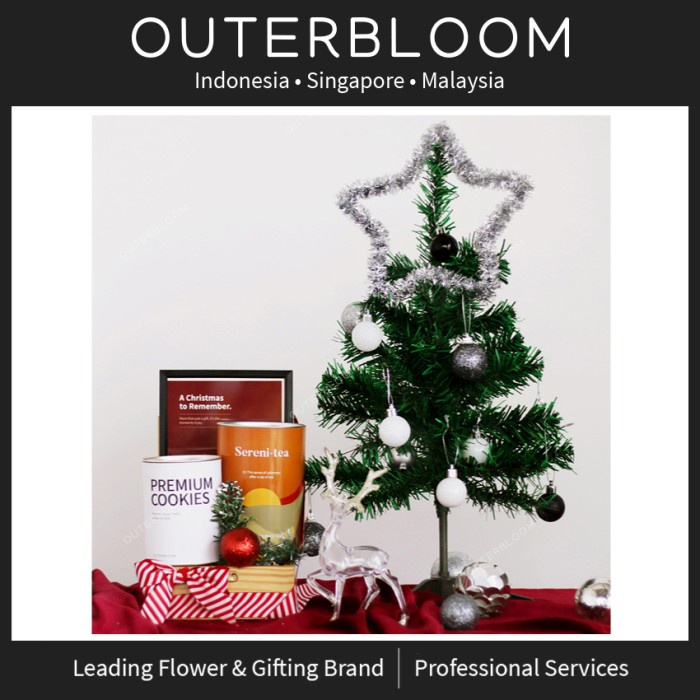 

Hampers Natal - Outerbloom Christmas Jolly Wooden Treats Hampers