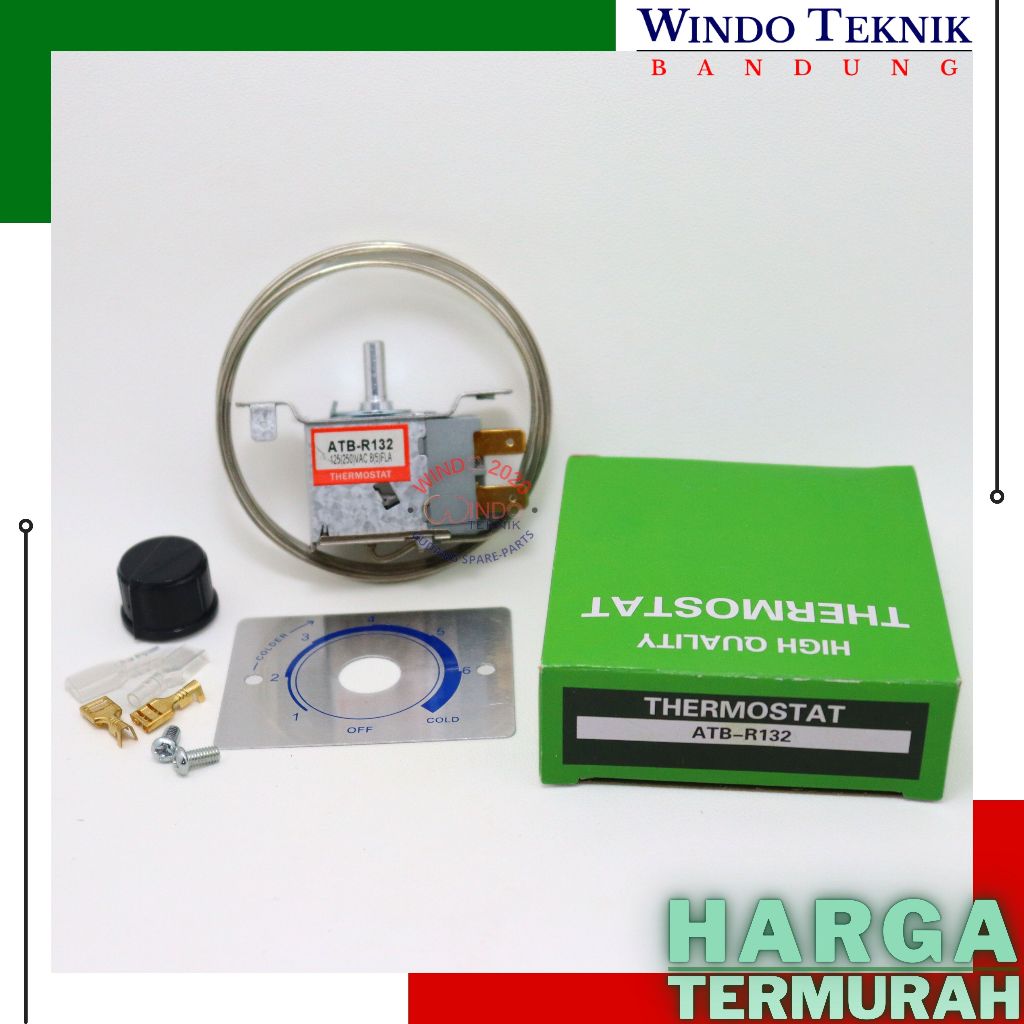 THERMOSTAT ATB-R 132 | THERMOSAT KULKAS | THERMOSTAT SHOWCASE / FREZER /  KULKAS 2PINTU / UNIVERSAL