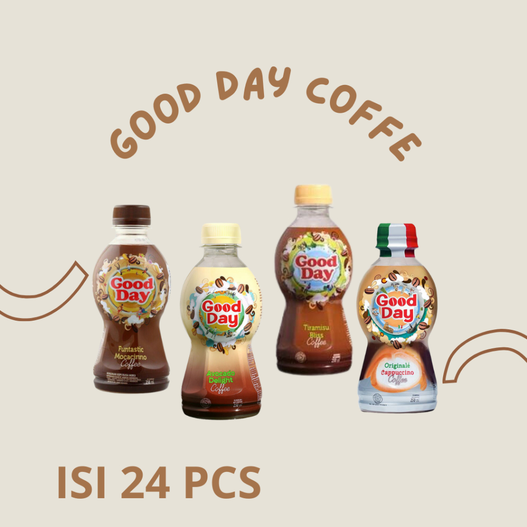 

Good Day Coffee Kopi Cappucino Moccacino Tiramisu Avocado 250 ml Botol