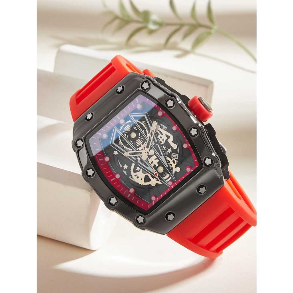 Jam Tangan Pria Legrande Watch Analog Oval Original Rubber