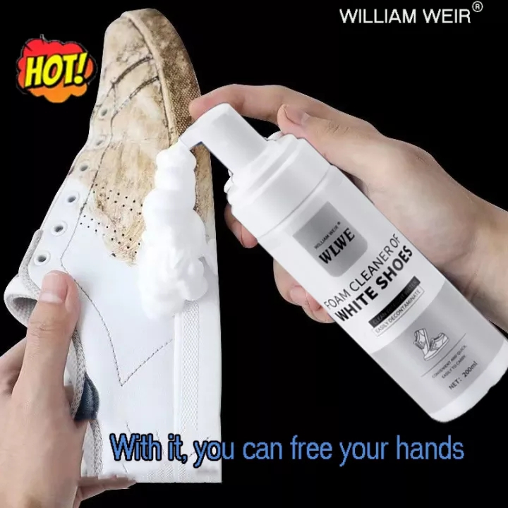 Shoe Cleaner for White Shoes 200ML White Shoes Cleaner Yellow Stain Remover for Shoes Rubber Shoes C