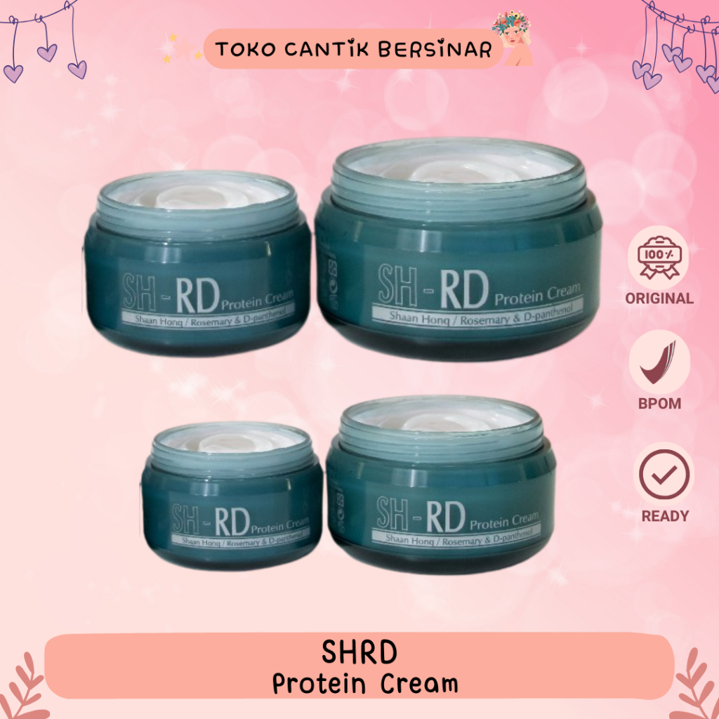 SHRD Protein Cream | Moisturizer & Vitamin Rambut untuk perawatan rambut kering sh-rd