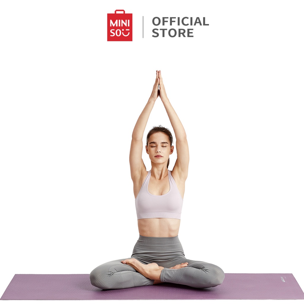 ✨SHOPEE MALL✨ Miniso Matras Olahraga Matras Yoga  Anti Slip 5MM Nyaman Alat Fitness Rumah Alat Olahr
