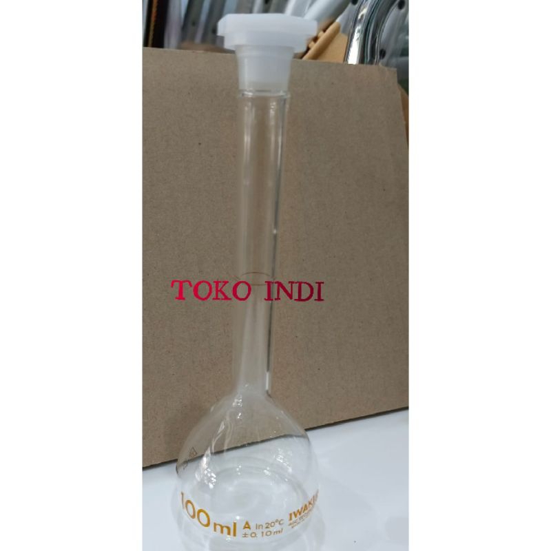 Labu Ukur 100 ml Iwaki / Labu Ukur Merek Iwaki/ Labu Ukur 100 ml