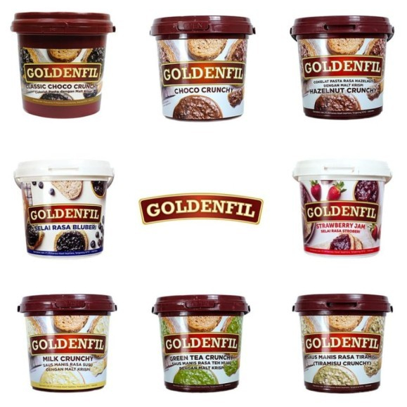 

GOLDENFIL Selai Crunchy/Spread Aneka Rasa 1kg