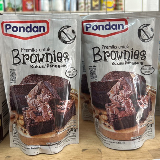 

Pondan Premiks Brownies Kukus/Panggang 230gr