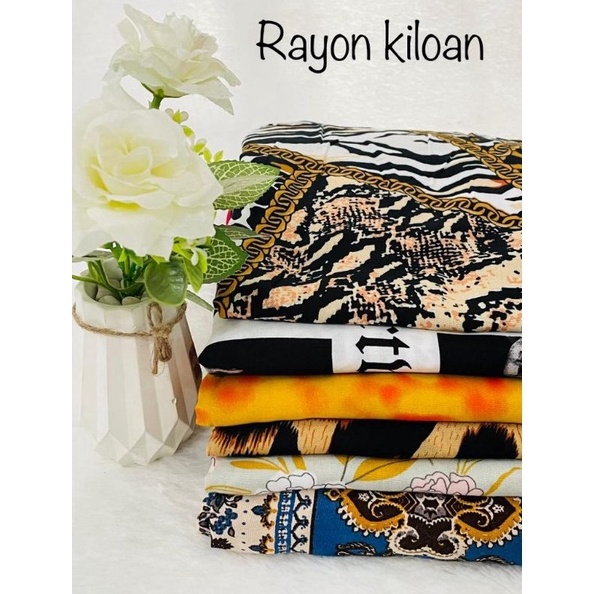 HARGA GROSIR KAIN KILOAN // KAIN RAYON KILOAN / KATUN KILOAN / RAYON viscose KILOAN gas 