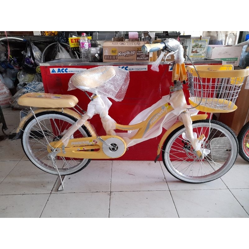 Sepeda Perempuan Ctb Mini Keranjang uk 20 24 26 inch Phoenix Star Pipa 1