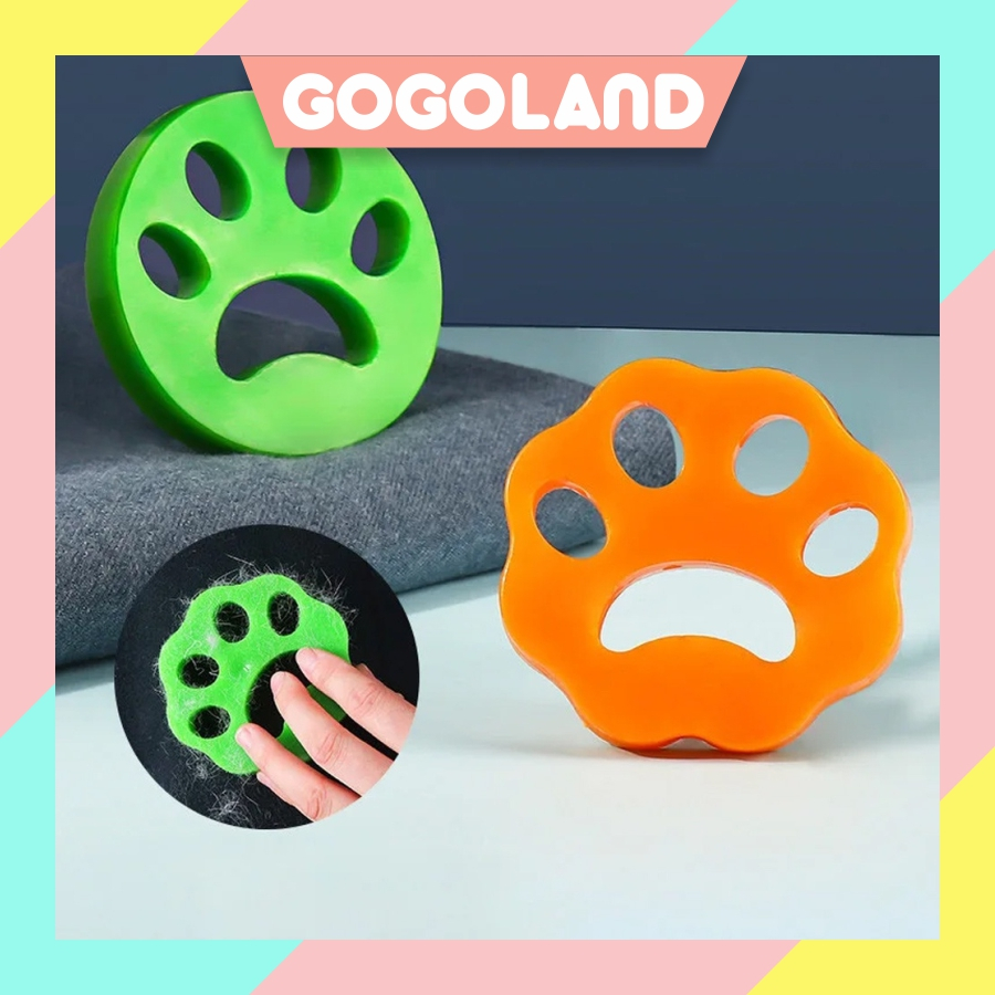 GOGOLAND Alat Pembersih Bulu Anjing / Kucing Multifungsi Bahan Silikon Reusable Untuk Mesin Cuci R10