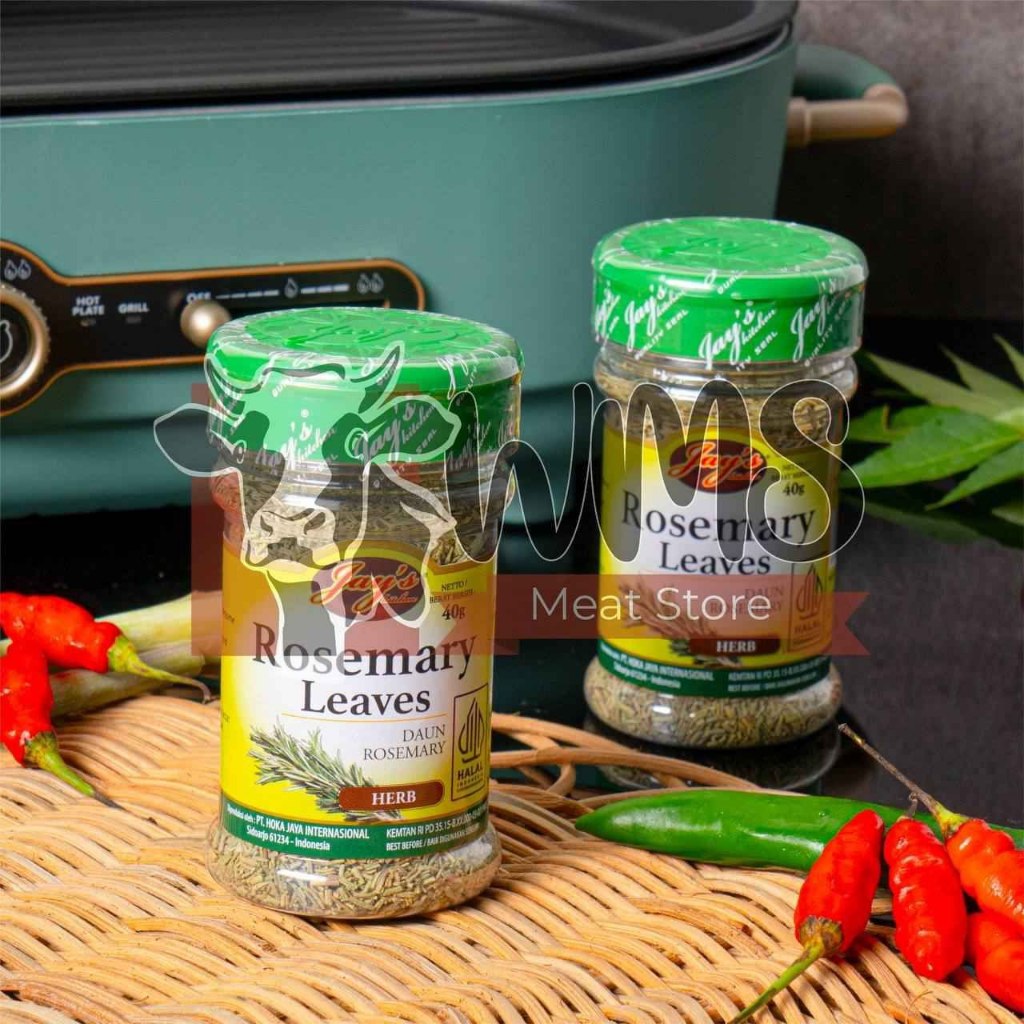 

Jay's Dried Rosemary Leaves Herbs / Daun Rosemary Kering 40grm