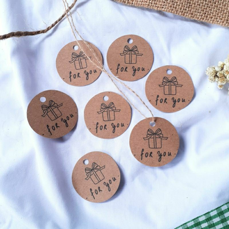 

(1 pcs) HANG TAG FOR YOU BULAT SOUVENIR HAMPERS | LABEL TAG KADO TERMURAH