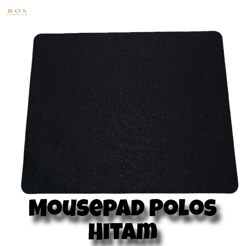 MOUSEPAD POLOS HITAM / MOUSEPAD MURAH