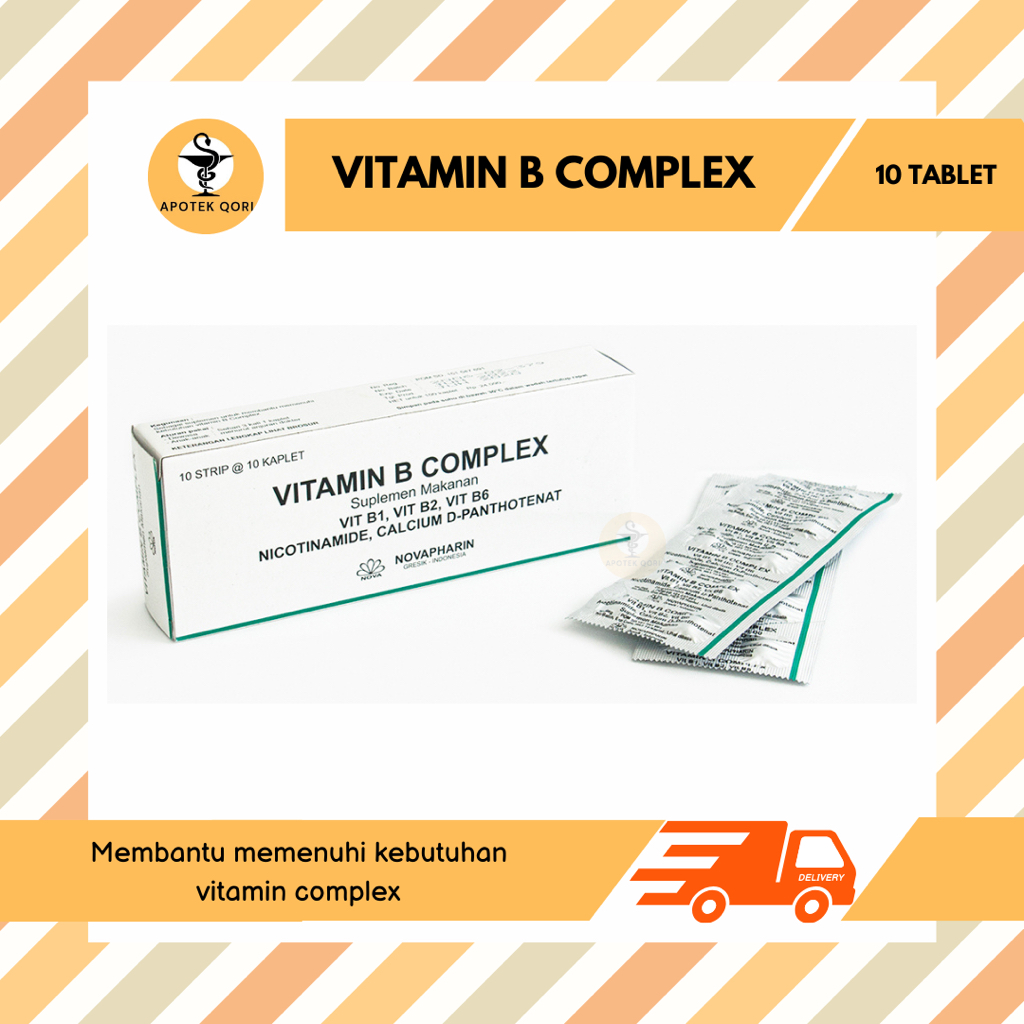 VITAMIN B COMPLEX STRIP 10 TABLET