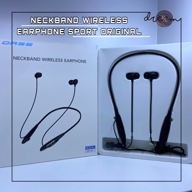 HEADSET BLUETOOTH OASE DE N1 / OASE K09 / OASE KD02 NECKBAND WIRELESS EARPHONE SPORT ORIGINAL