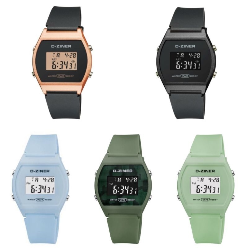 Jam Tangan Wanita D Ziner digital original
