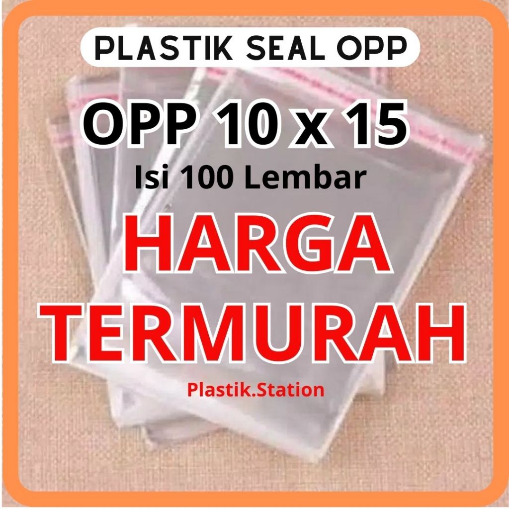 

Plastik OPP Bening Lem Perekat 10x15 (100-lbr) OPP Plastik Lem Kaca Plastik Undangan, Roti, Souvenir, Kaos
