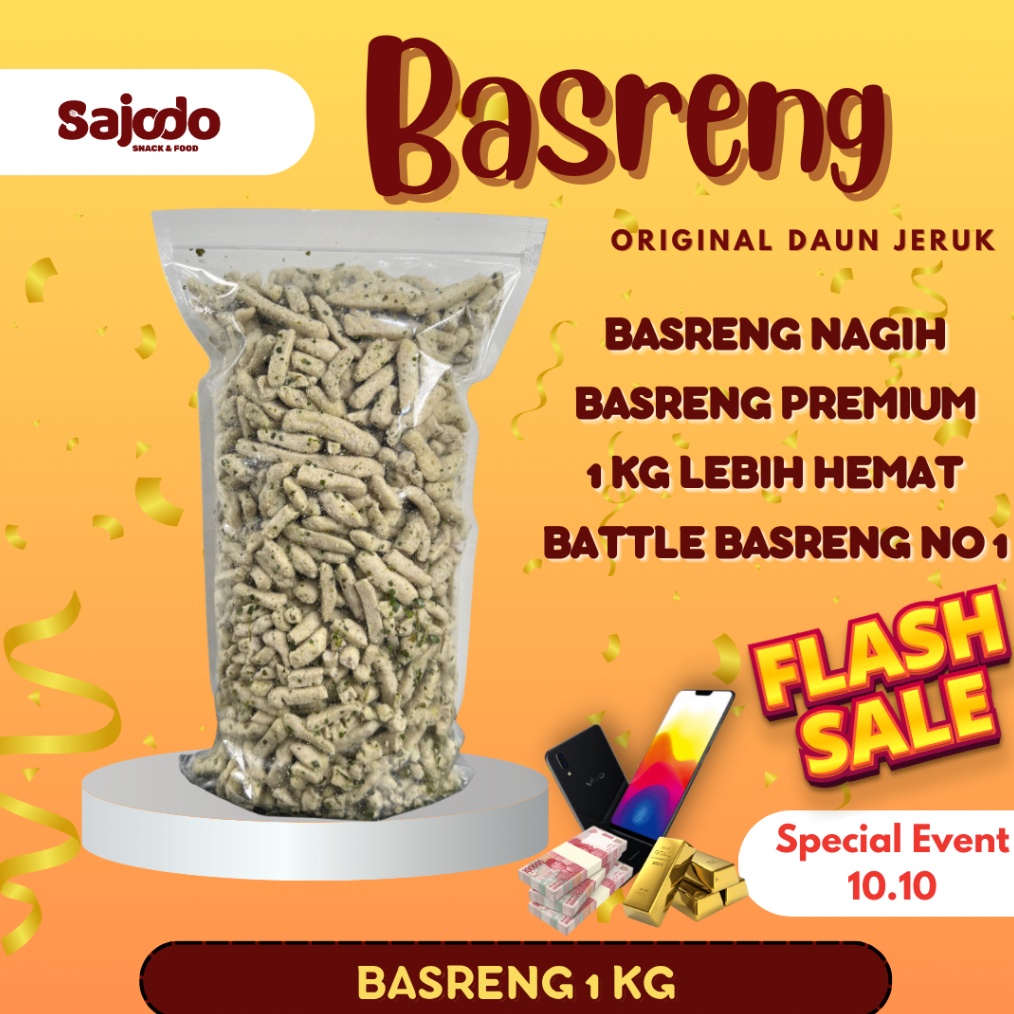 

Stok terbaru [FLASH SALE] Basreng Ori Daun Jeruk 1 KG grosir