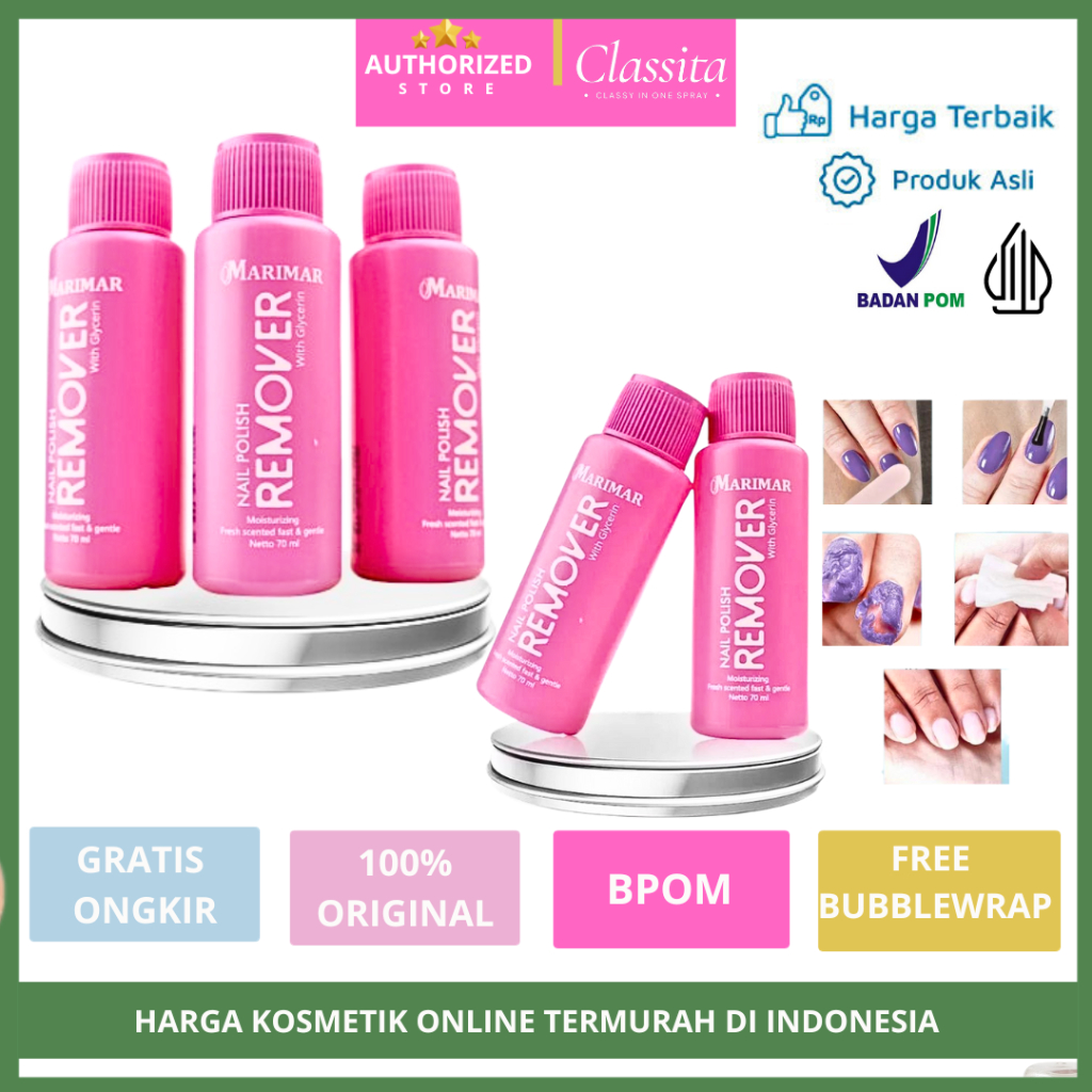 𝐂𝐋𝐀𝐒𝐒𝐈𝐓𝐀.𝐈𝐃 - Marimar Pembersih Kuku Mengkilap | Pembersih Kutek | Aseton Pembersih Kutek Kuku | Mar