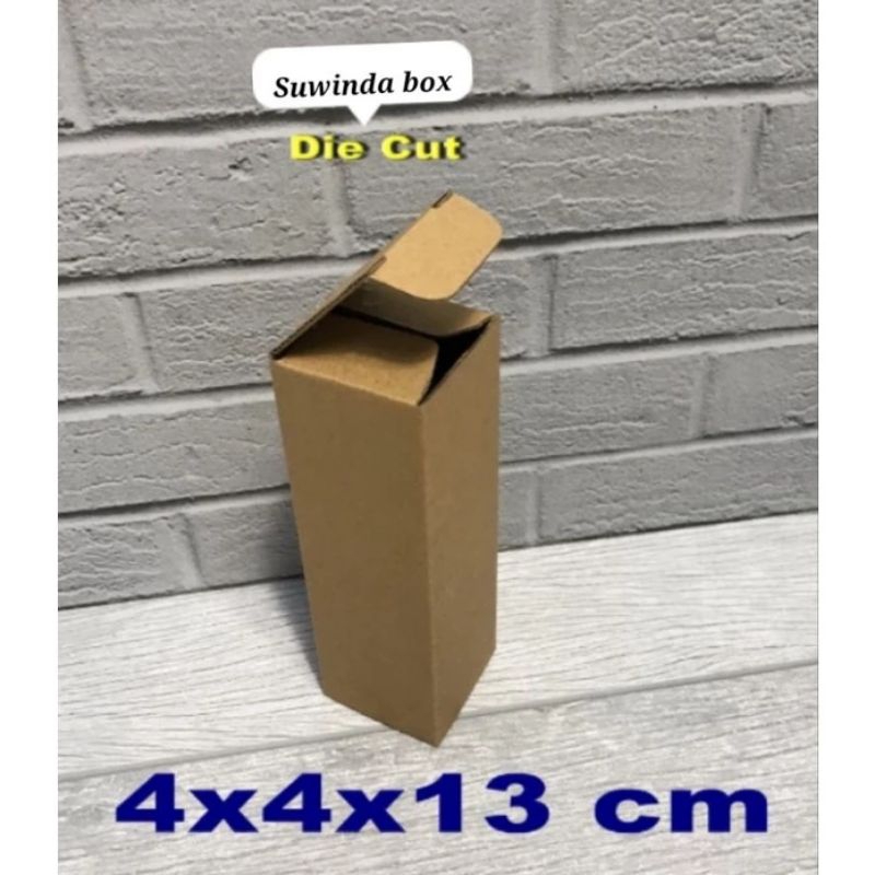 

Kardus Karton uk. 4x4x3cm....Die Cut Kotak box botol