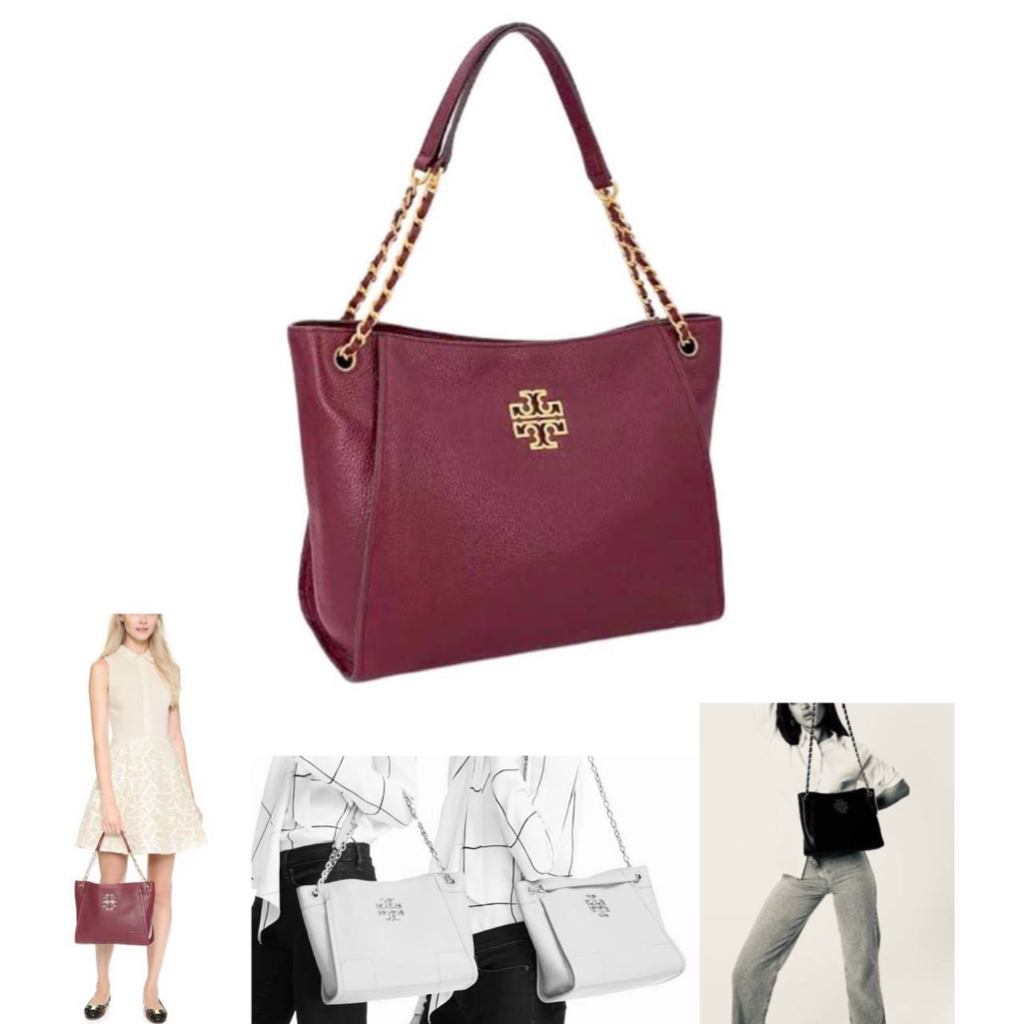 TORY BURCH BRITTEN SLOUCHY TOTE ORIGINAL