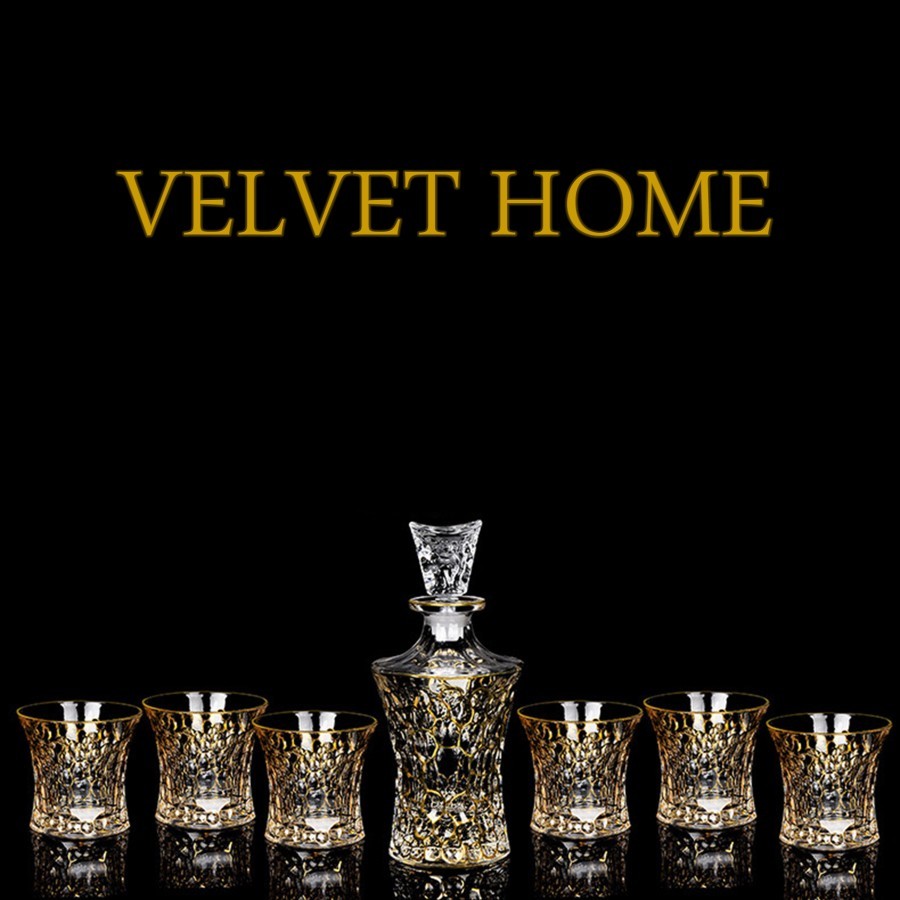 whiskey glass set gift hampers gelas kaca premium hadiah natal - Golden Brick