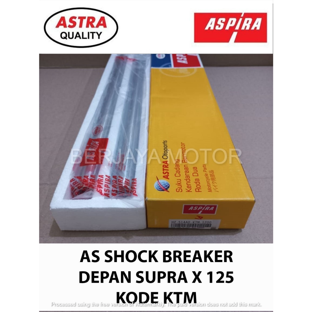 AS SHOCK BREAKER DEPAN SUPRA X 125 KTM ORIGINAL ASPIRA