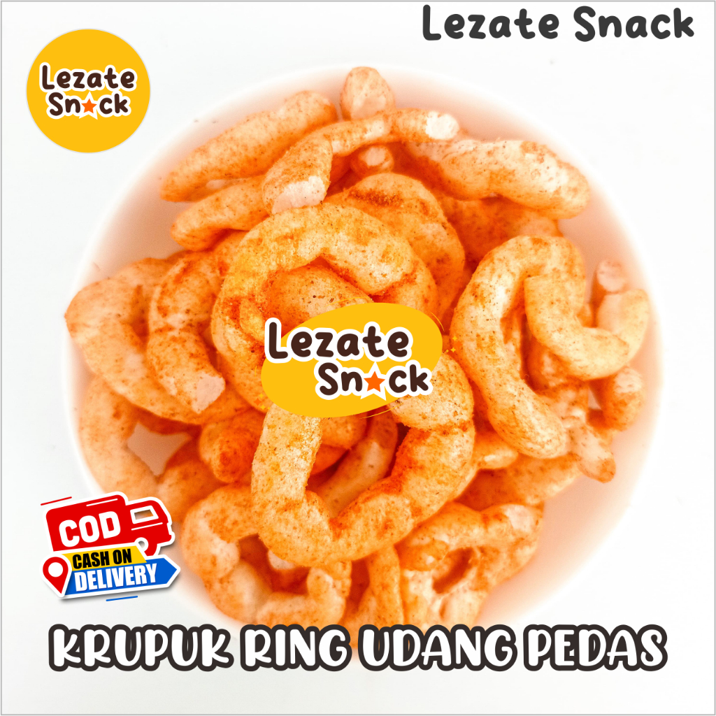 

Kerupuk Ring Udang Pedas Manis Balado 150gr Murah Enak Gurih / Kerupuk Slondok Udang Gurih Asin / Kripik Lanting Udang Selondok Bandar Lampung SEDAP