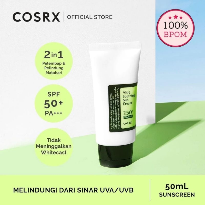 COSRX - Cosrx - cosrx - COSRX Cosrx cosrx Aloe Soothing Sun Cream SPF 50PA+++ - Sunscreen COSRX SPF 