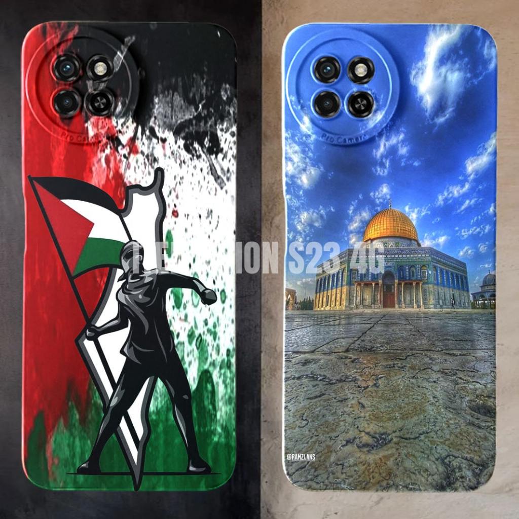 CARICase hp Pro Camera Free Palestina Terbaru ITEL VISION S23 2023 For Oppo Vivo Redmi Realme Samsun