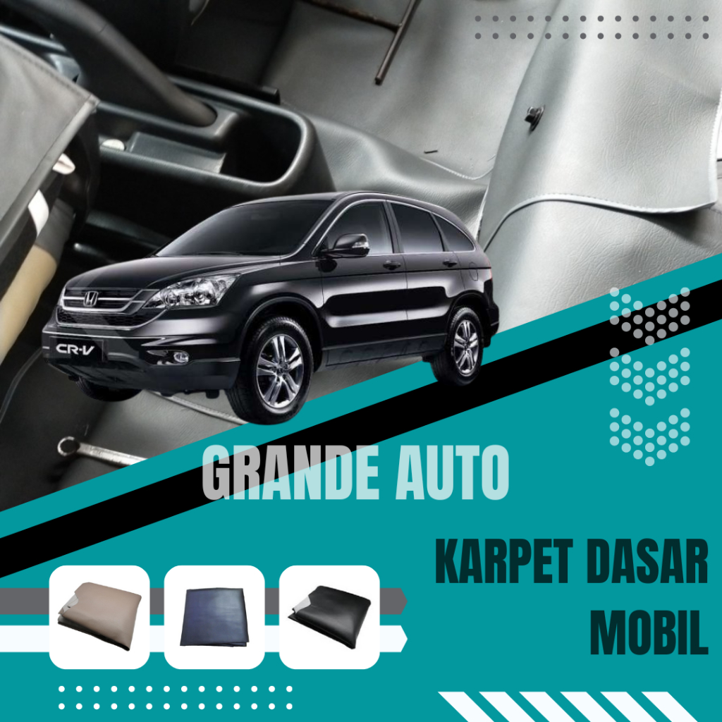 Karpet dasar peredam bahan kulit mobil Honda CRV gen 1 s/d 6 New CRV