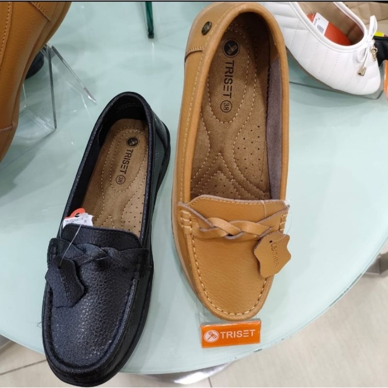 TRISET - Sandal Kulit Loafer Wanita Model Terbaru Size 36-40 Ori