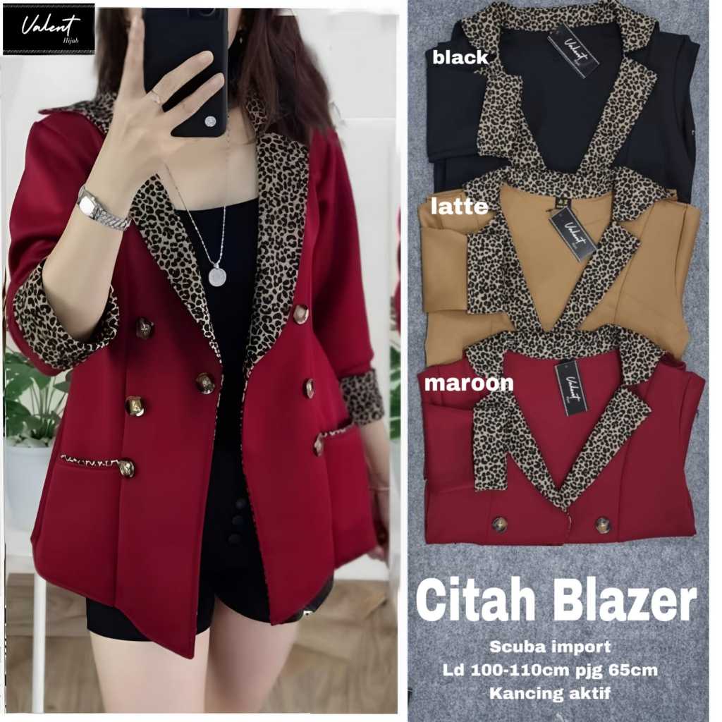CITAH BLAZER/ ATASAN WANITA/ BLAZER WANITA