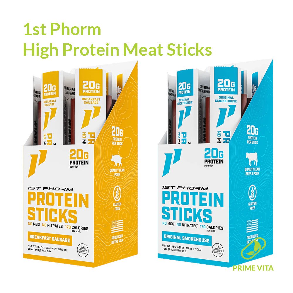 

1st Phorm High Protein Meat Sticks Snack Protein Nabati Keto