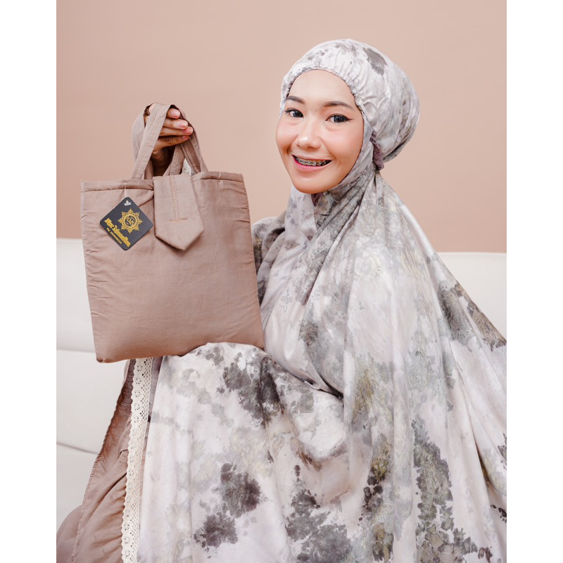 Mukena Rayon Jumbo Terbaru Traveling Bahan Adem Murah Lembut Nyaman Mewah