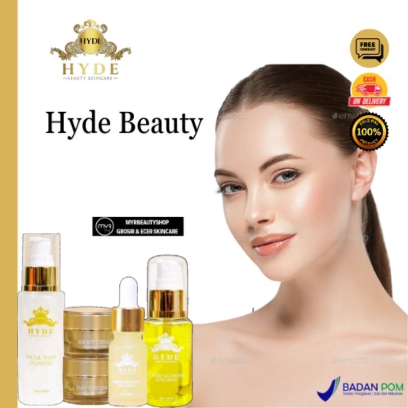 Hyde Beauty Skincare Original Bisa Cod Cream Glowing Jerawat Flek Hitam