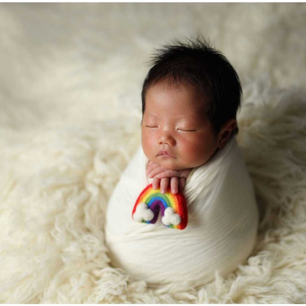 Baby Sequoia - Flokati - alas bulu foto bayi