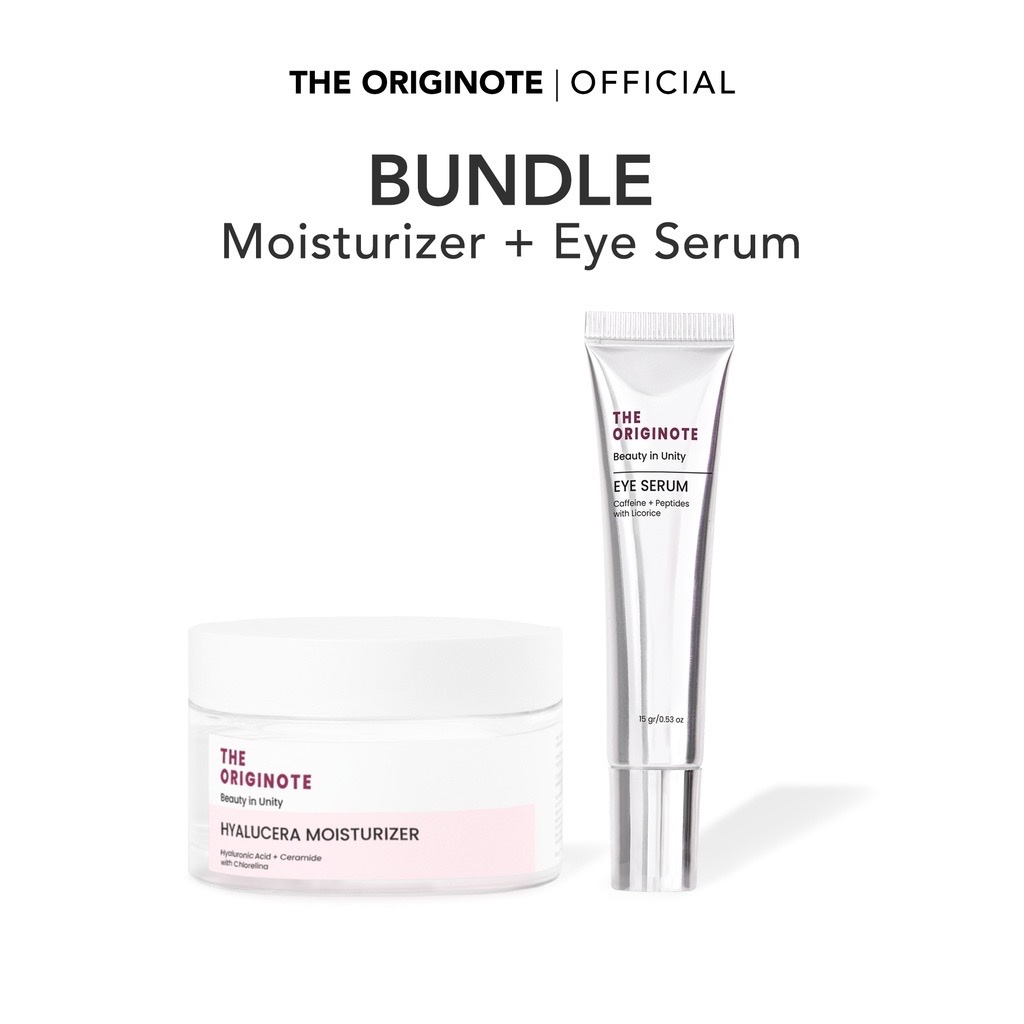 The Originote Paket Bundle Hyalucera Moisturizer + Eye Serum