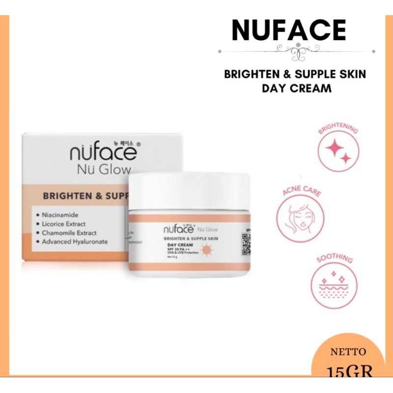 Nuface Nu Glow Brighten & Supple Skin Day Cream