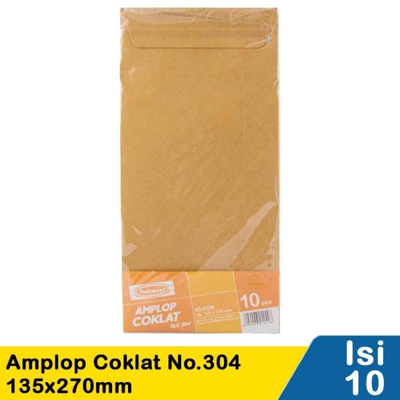 

Indomaret Amplop Coklat 304 (10'S)