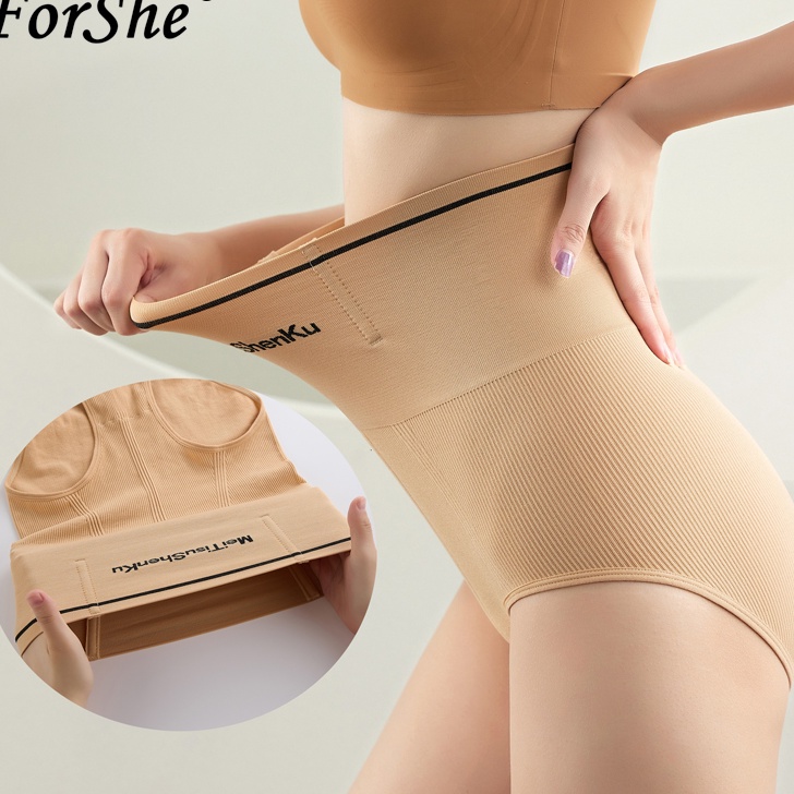 Terlaku.. ForShe Celana dalam pembentuk tubuh kontrol perut korset postpartum pinggang tinggi kroset