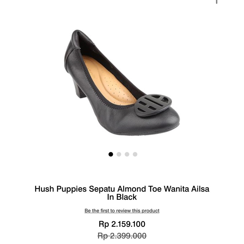 PRELOVED SEPATU KERJA SEPATU PSR PSH BHAYANGKARI HUSH PUPPIES HEEL