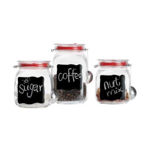 Hara Glass JAR Set of 3